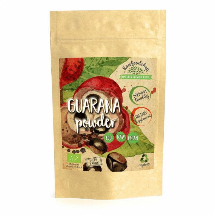 Guarana EKO Pulver 125g i gruppen OUTLET 30-80% / Frukt & Bär 30-50% / Frukt & Bär 30% hos Rawfoodshop Scandinavia AB (RPUL100387E)