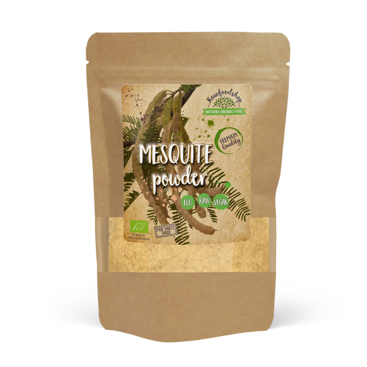 Mesquitepulver EKO 125g i gruppen Råvaror & Dryck / Bakning / Sötning hos Rawfoodshop Scandinavia AB (RPUL100439E)