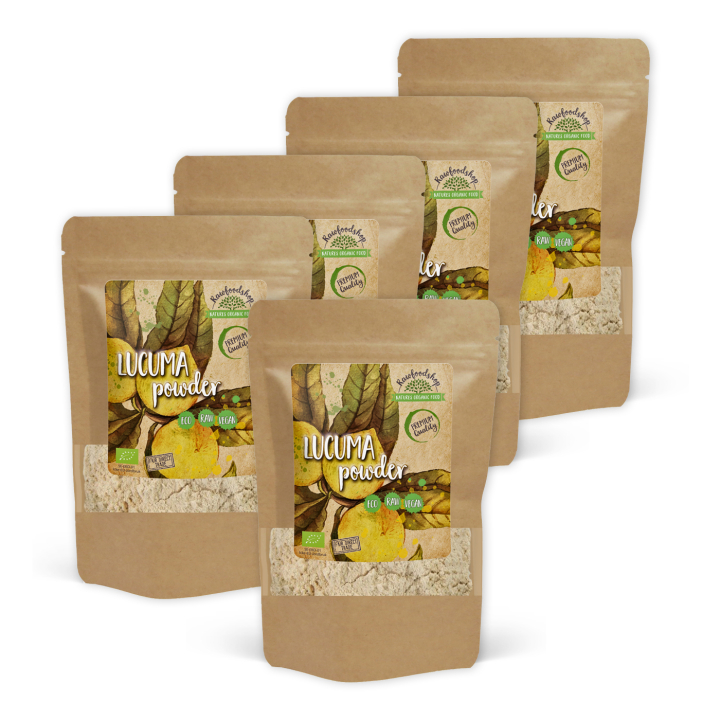 Lucuma Pulver EKO 500g x 5 paket i gruppen Råvaror & Dryck / Bakning / Sötning hos Rawfoodshop Scandinavia AB (RPUL500424E-SET5)