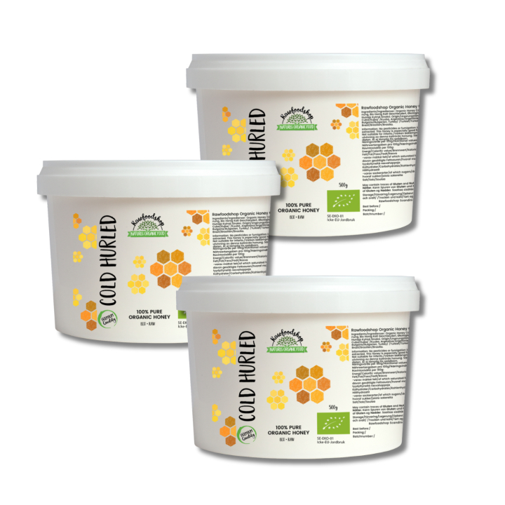 Honung Kallrörd EKO 500g x 3 paket i gruppen Råvaror & Dryck / Bak & Matlagning / Sötning / Honung hos Rawfoodshop Scandinavia AB (RSOT350393E5-SET3)