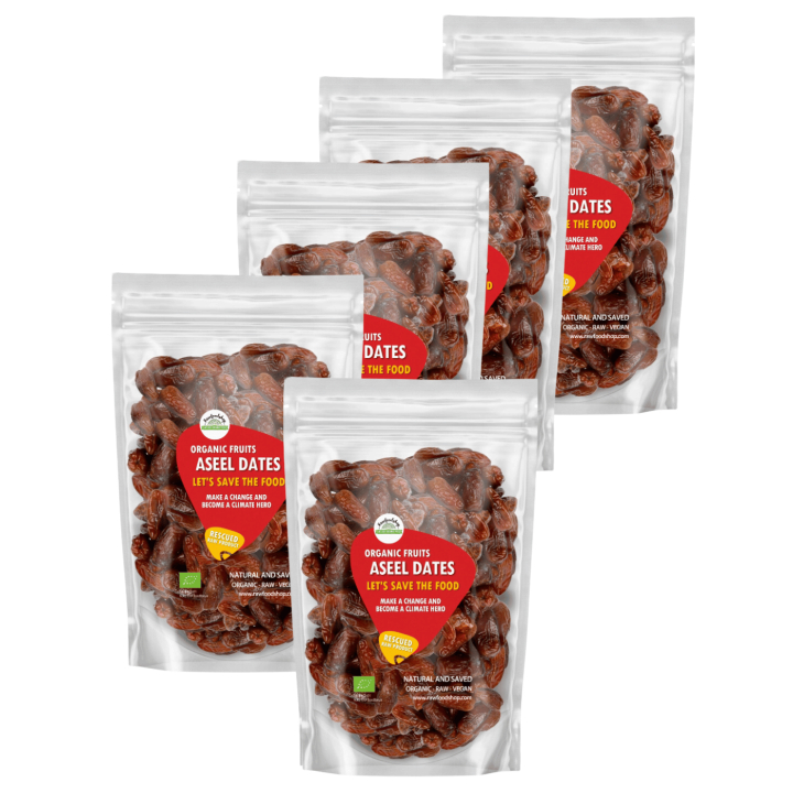 Aseel Dadlar urkärnade EKO 1kg x 5 paket i gruppen Råvaror & Dryck / Frukt & Bär / Dadlar hos Rawfoodshop Scandinavia AB (SF182031SET)