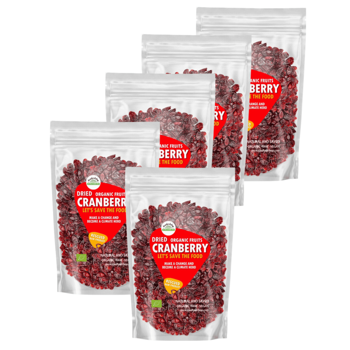 Tranbär EKO 1kg x  5st paket i gruppen Råvaror & Dryck / Frukt & Bär / Tranbär hos Rawfoodshop Scandinavia AB (SF200501ESET)