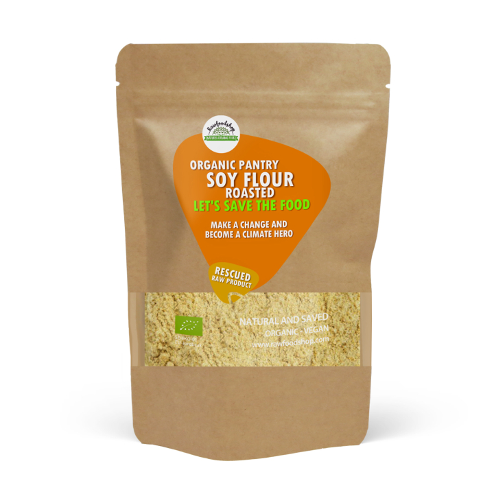 Sojamjöl Rostad EKO 1kg i gruppen Råvaror & Dryck / Bakning / Mjöler hos Rawfoodshop Scandinavia AB (SF203561)