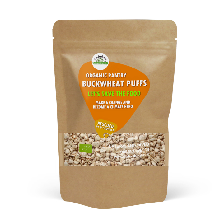 Bovetepuffar EKO 100g i gruppen OUTLET 20-80% / Bakning 20-50% / Bakning 40% hos Rawfoodshop Scandinavia AB (SFBVP601)