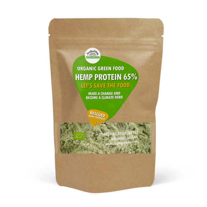 Hampaprotein 65% EKO 1kg i gruppen Råvaror & Dryck / Hälsokost / Proteinpulver hos Rawfoodshop Scandinavia AB (SFHMP01)