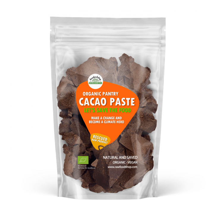 Kakaomassa 100% EKO 1kg i gruppen Råvaror & Dryck / Bak & Matlagning / Kakaoprodukter hos Rawfoodshop Scandinavia AB (SFKAK41)