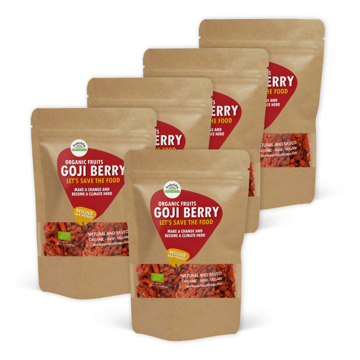 Gojibär EKO 1kg x 5 paket i gruppen Råvaror & Dryck / Frukt & Bär / Gojibär hos Rawfoodshop Scandinavia AB (SFR50036SET)