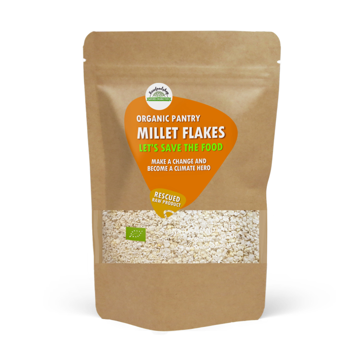 Hirsflakes EKO 1kg i gruppen Råvaror & Dryck / Bakning / Gryn, flingor & puffar hos Rawfoodshop Scandinavia AB (SFRAW006644001)