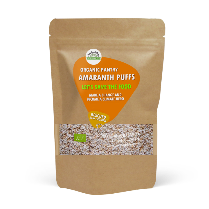 Amarant puffar EKO 500g i gruppen OUTLET 20-80% / Bakning 20-50% / Bakning 40% hos Rawfoodshop Scandinavia AB (SFRAWAMA0011)