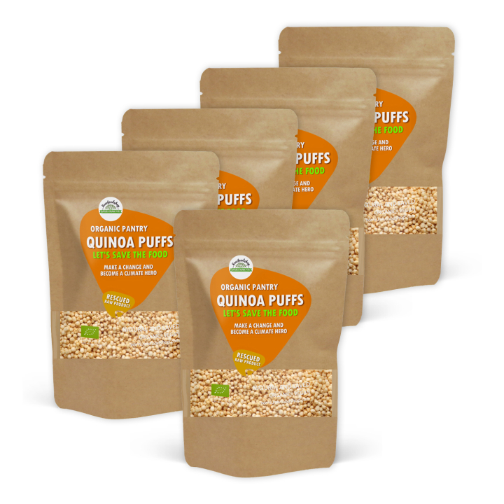 Quinoa puffar EKO 500g 5st paket i gruppen OUTLET 20-80% / Bakning 20-50% / Bakning 50% hos Rawfoodshop Scandinavia AB (SFRECQUI011SET)