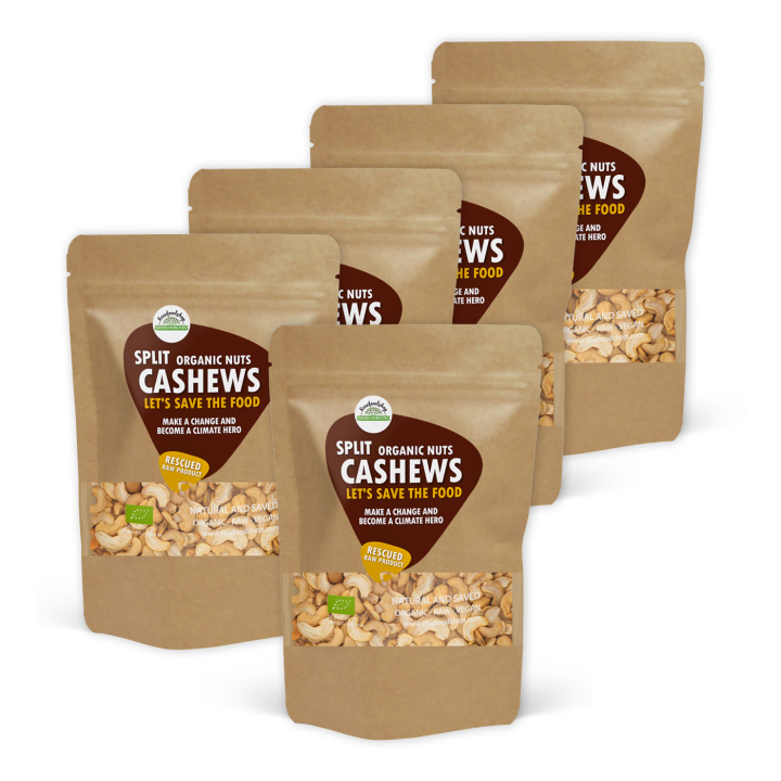 Cashewnötter Delade RAW EKO 1kg 5st paket i gruppen Råvaror & Dryck / Nötter / Cashewnötter hos Rawfoodshop Scandinavia AB (SFRNOT1000327ESET)