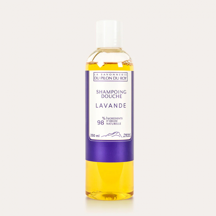 2-in-1 Lavendel Shampoo & Body Wash 250ml i gruppen Kroppsvård / Färdiga produkter / Tvål hos Rawfoodshop Scandinavia AB (SHLAV01)