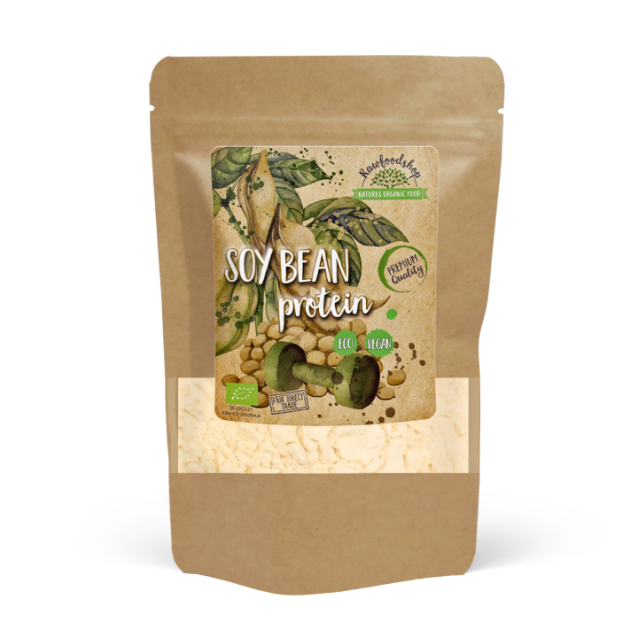 Sojaprotein 90% EKO 500g i gruppen Råvaror & Dryck / Hälsokost / Proteinpulver hos Rawfoodshop Scandinavia AB (SJP50)