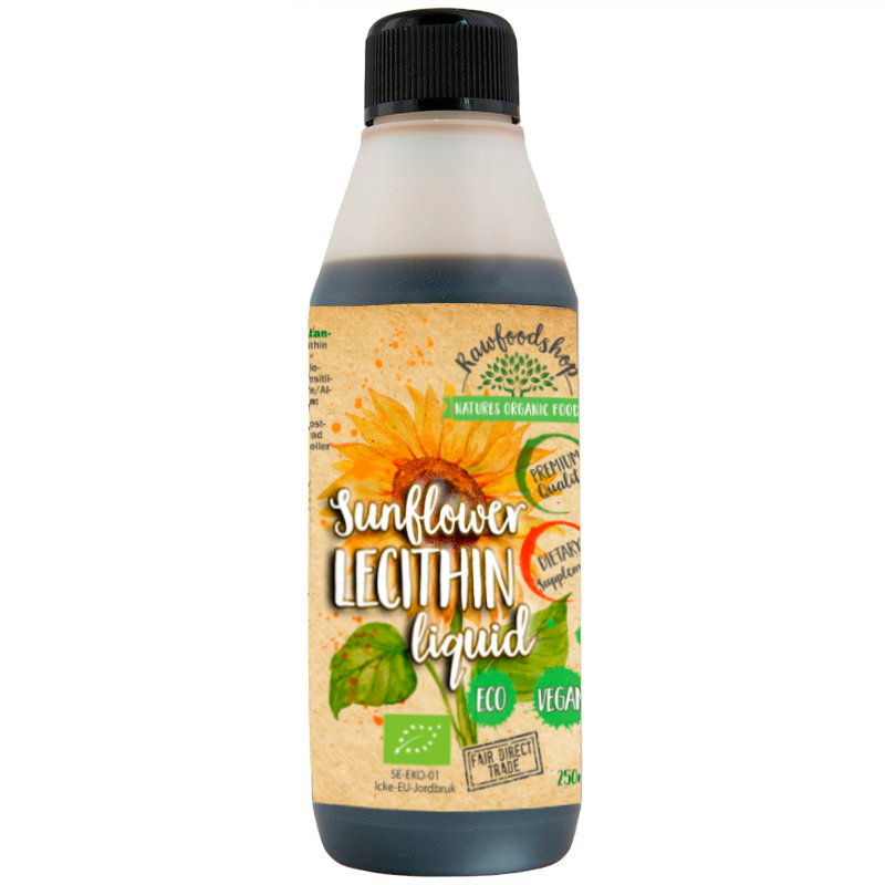 Solros Lecitin Flytande EKO 250ml i gruppen Råvaror & Dryck / Bakning / Ingredienser Övriga hos Rawfoodshop Scandinavia AB (SLF25)