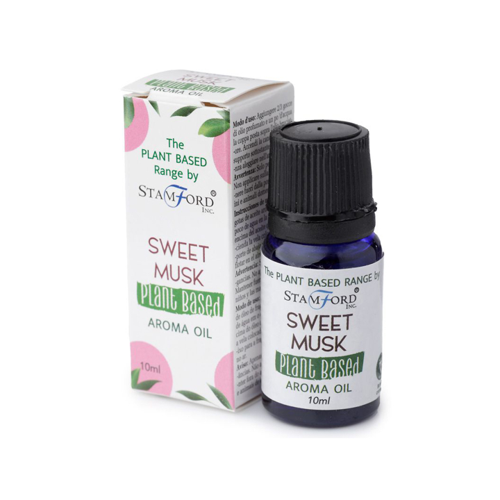 Aromaolja Växtbaserad Sweet Musk 10ml i gruppen Hem & Själ / Ritual & Ceremoni / Rökelse, Ljus & Dofter hos Rawfoodshop Scandinavia AB (SPBAO-06)