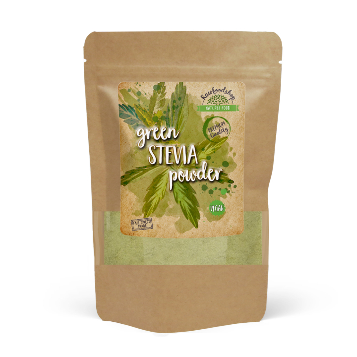 Stevia pulver 125g i gruppen Hud & Kropp hos Rawfoodshop Scandinavia AB (ST1)