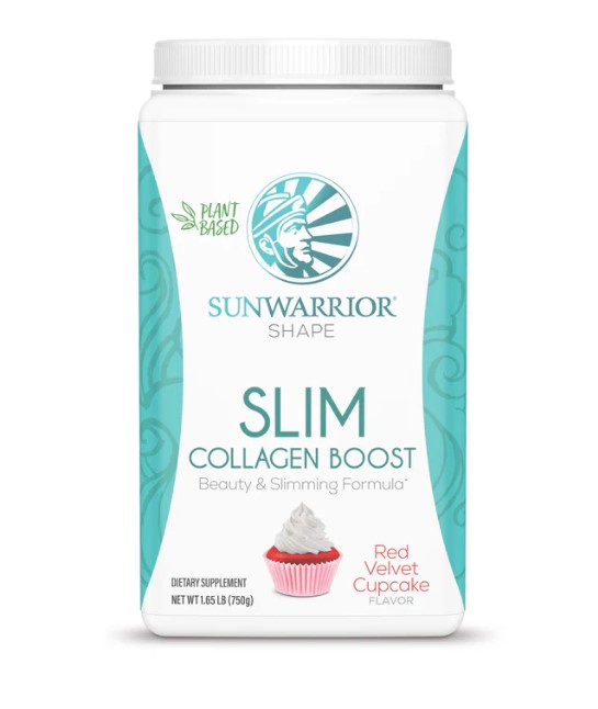Sunwarrior Shape Slim Collagen Boost Red Velvet 750g i gruppen Hälsa / Användningsområde / Vikt & Måltid hos Rawfoodshop Scandinavia AB (SW242)