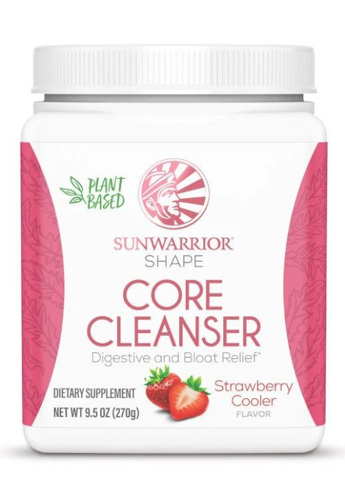 Sunwarrior Shape Core Cleanser Strawberry Cooler 270g i gruppen Hälsa / Användningsområde / Mage & Tarmar hos Rawfoodshop Scandinavia AB (SW243)