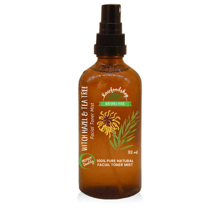 Face Mist Witch Hazel 100ml i gruppen Hud & Kropp / Ansikte / Ansiktsvatten hos Rawfoodshop Scandinavia AB (WSPUL-01)