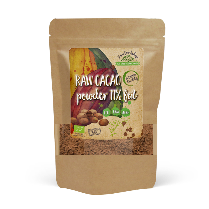 Kakaopulver RAW 11% EKO 1kg i gruppen Råvaror & Dryck / Bakning / Kakaoprodukter hos Rawfoodshop Scandinavia AB (ZFN0264-8)