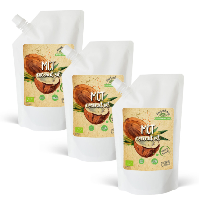 Kokosolja MCT EKO 1000ml x 3 paket