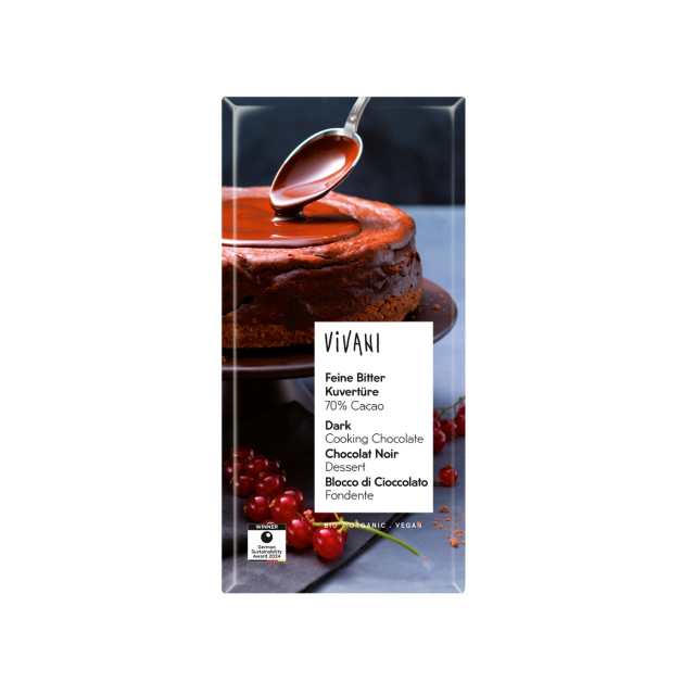 Vivani Mörk Blockchoklad EKO 200g