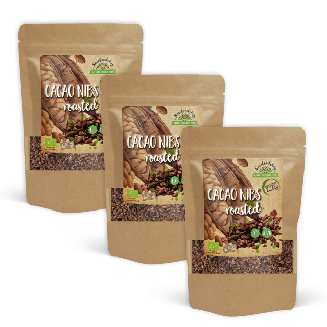 Kakaonibs Rostade EKO 1kg x 3 paket