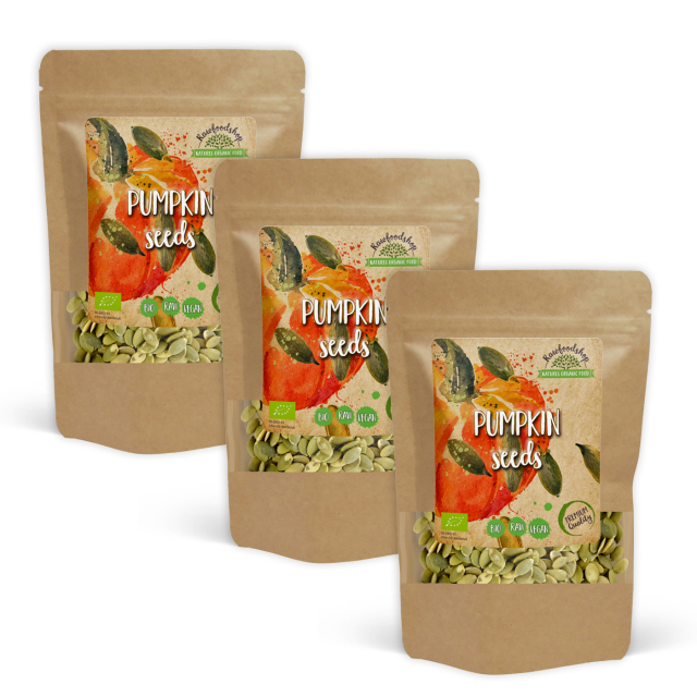 Pumpakärnor EKO 1kg x 3 paket