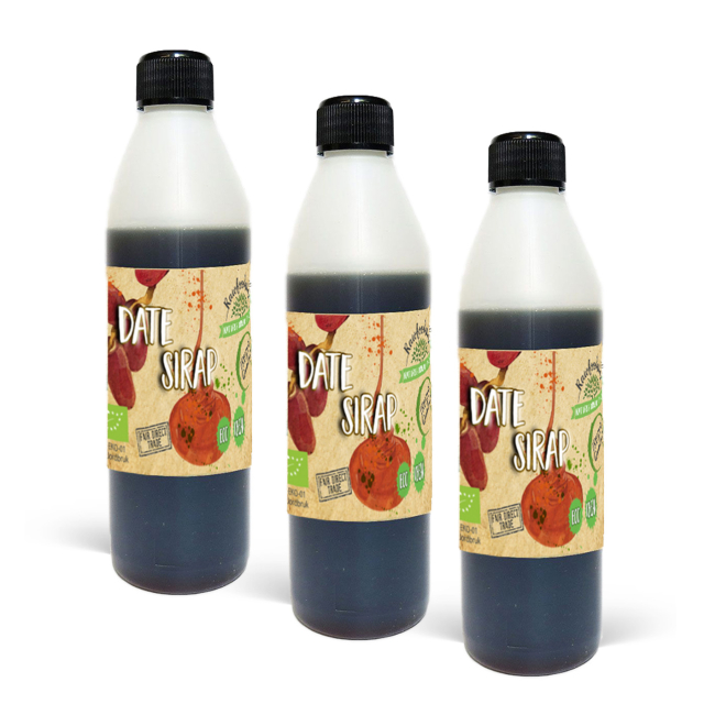 Dadelsirap EKO 500ml x 3 flaskor