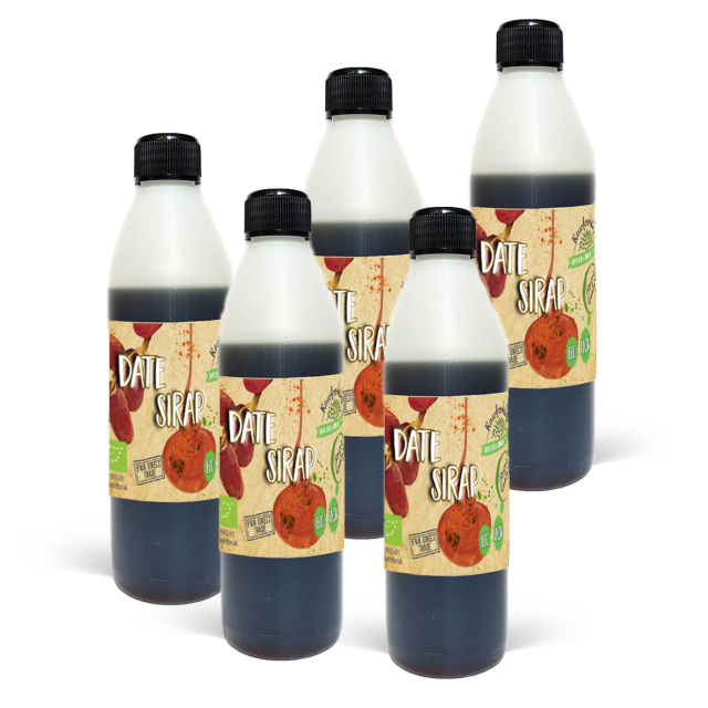 Dadelsirap EKO 500ml x 5 flaskor