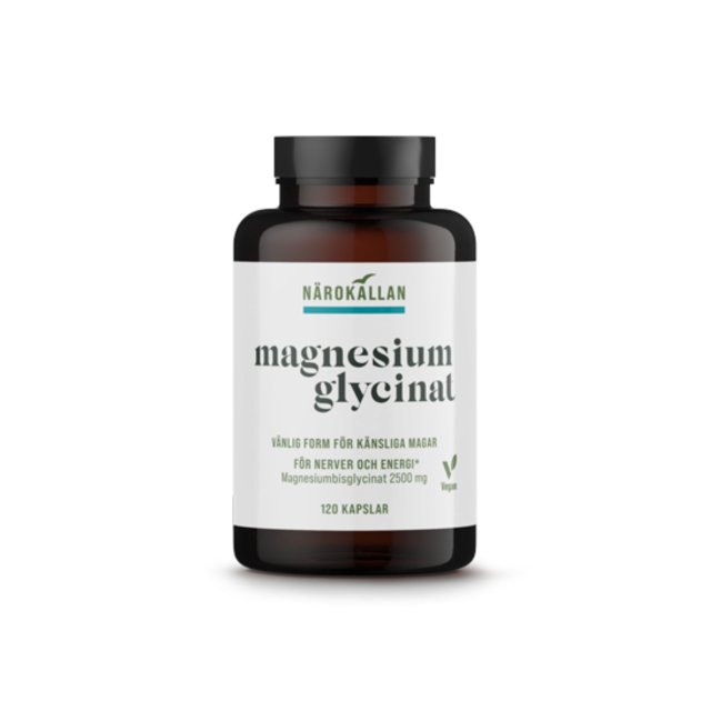 Magnesiumglycinat 120 kapslar