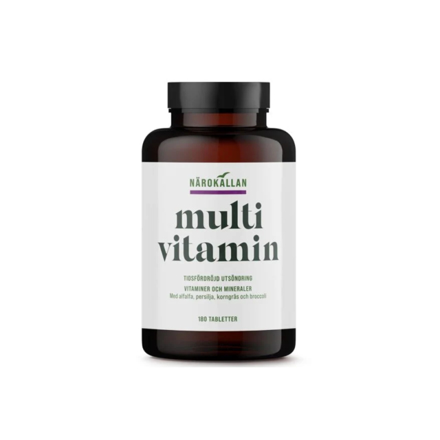 Multivitamin tidsfördröjd 180 tabletter