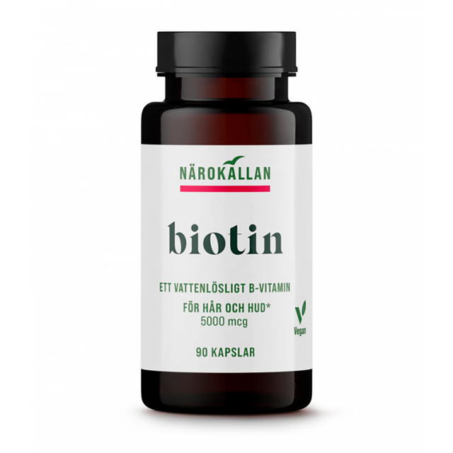 Biotin 5000mcg 90 kapslar