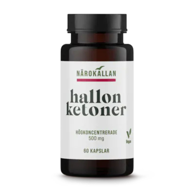 Hallonketoner 60kaps
