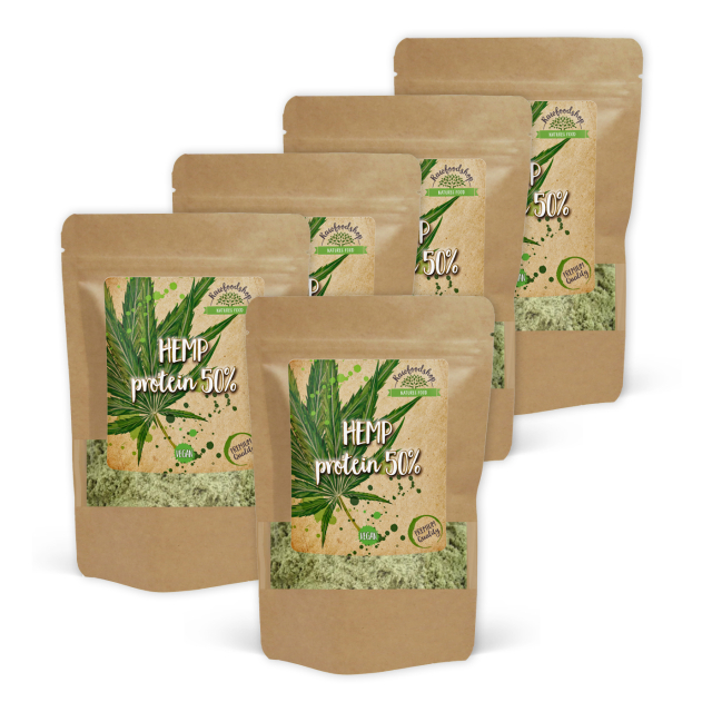 Hampaprotein 50% 1kg x 5 paket