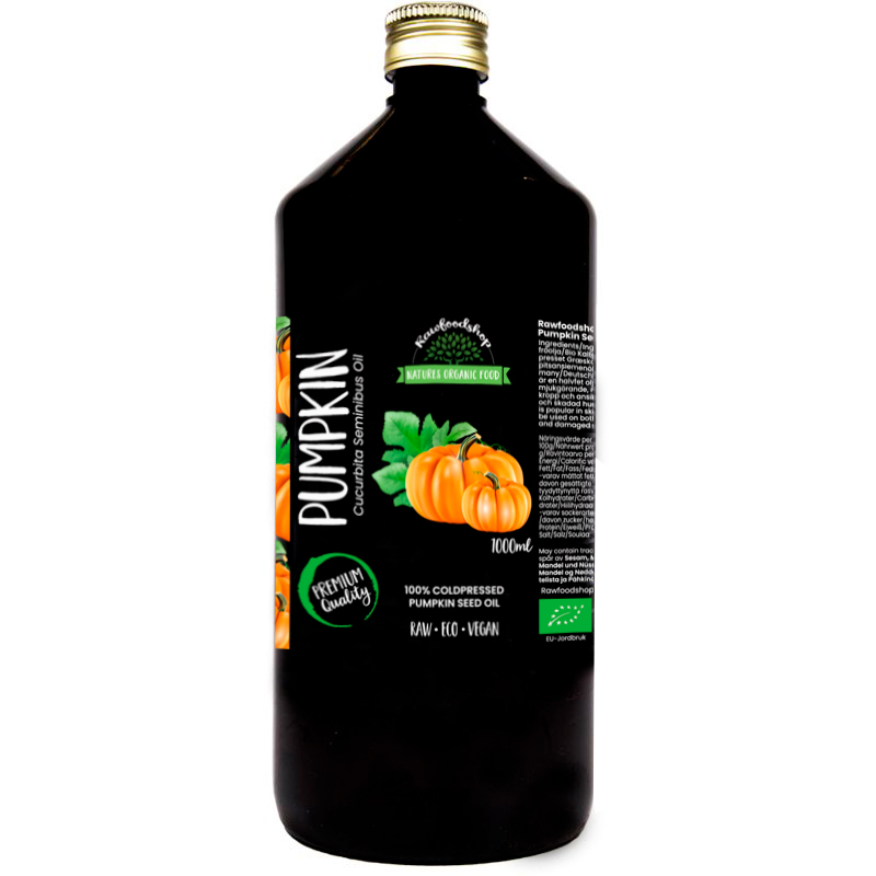 Pumpafröolja kallpressad EKO 1000ml