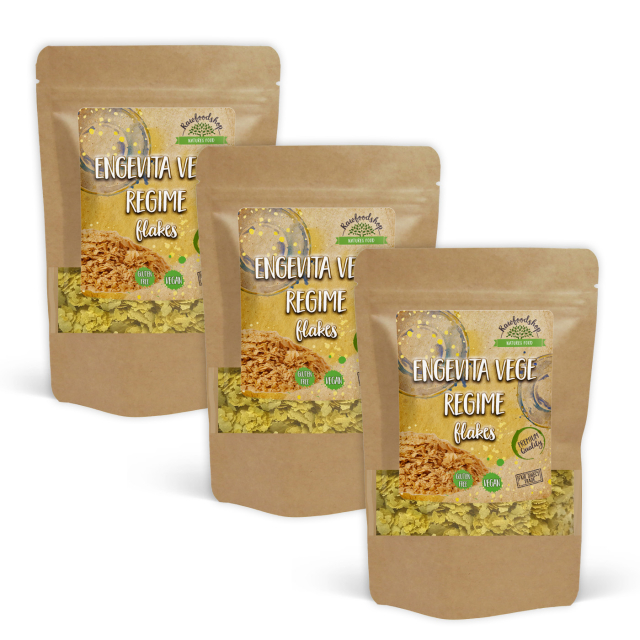 Engevita Vege Regime Näringsjäst Flakes 250g x 3 paket