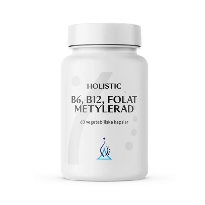 Holistic B6, B12, Folat Metylerad 60 kaps