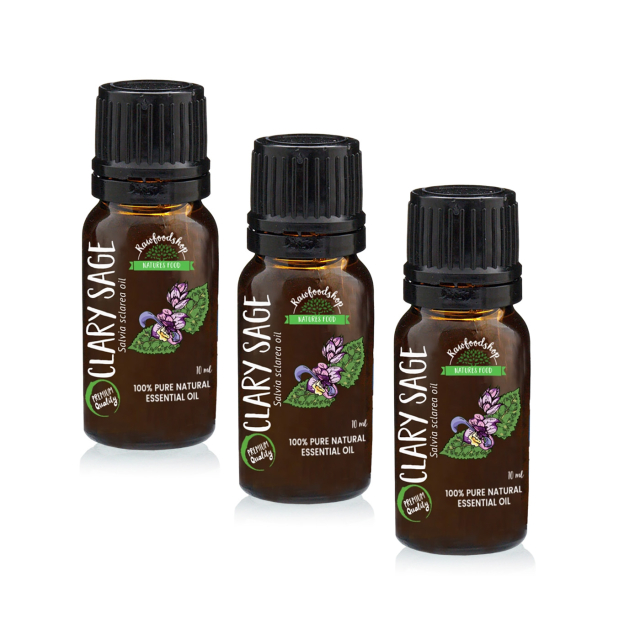 Muskatellsalvia Eterisk Olja 10ml x 3 flaskor
