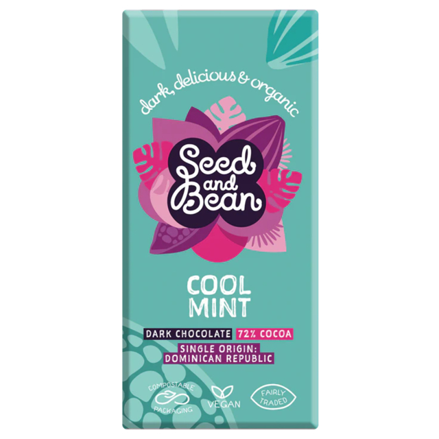 Seed & Bean Choklad Mörk Mint EKO 75g