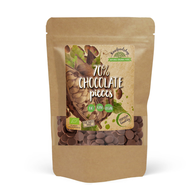 Chokladknappar från Peru 70% EKO 100g