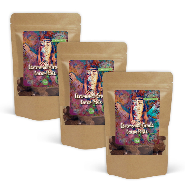 Ceremonial Grade Kakaomassa 200g x 3 paket