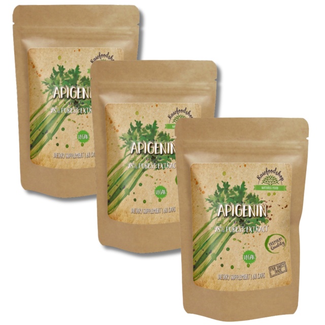 Apigenin Extract 100mg 60 kapslar x 3 paket