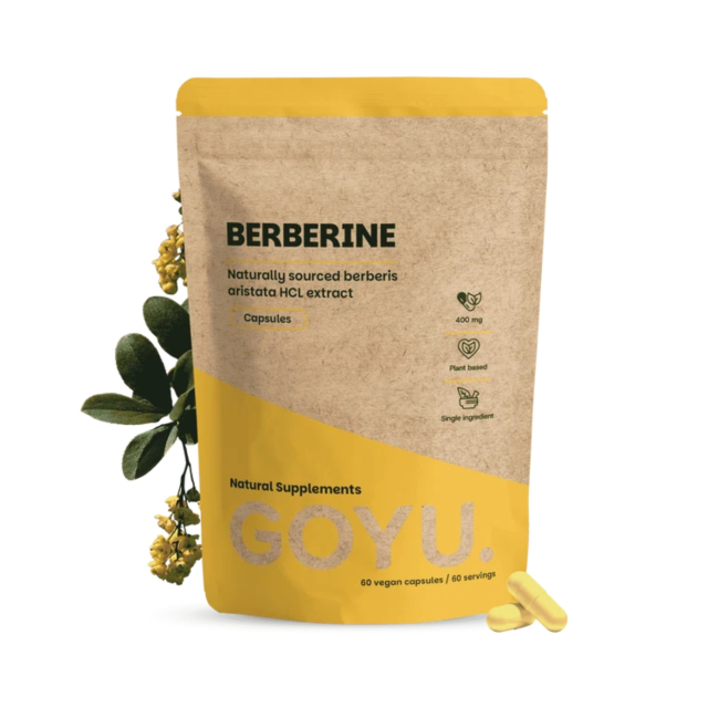 Berberine Extract 400mg 60 kapslar