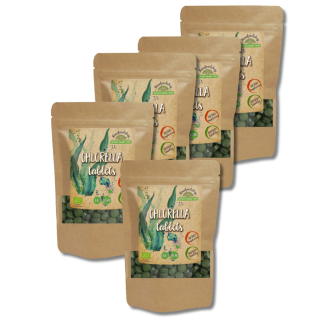 Chlorella Tabletter EKO 125g x 5 paket