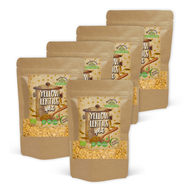 Linser Gula Delade EKO 500g x 5 paket