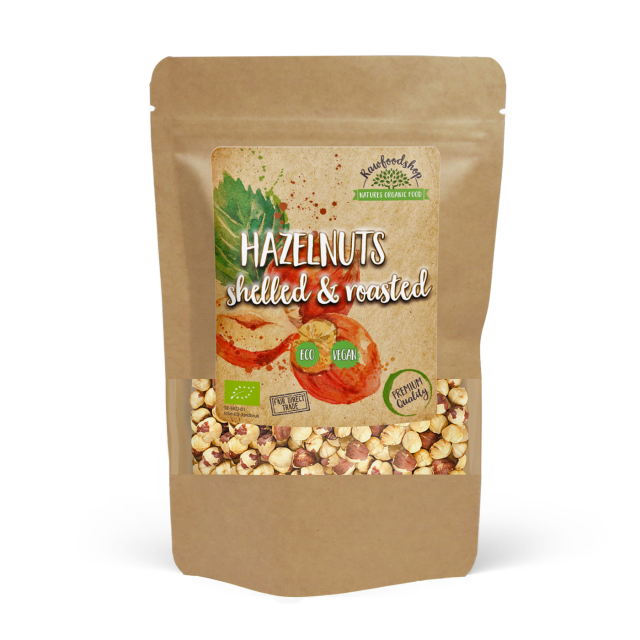 Hasselnötter skalade och rostade EKO 1kg