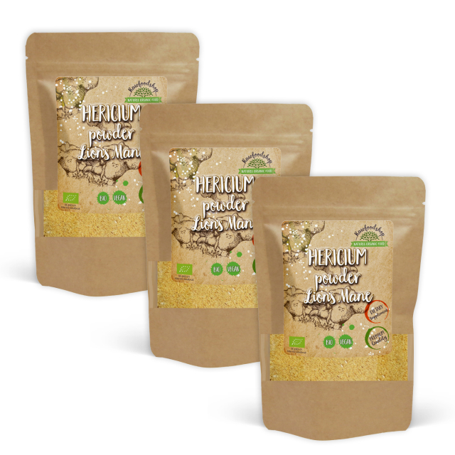 Hericium Pulver/Lion's Mane EKO 250g x 3 paket