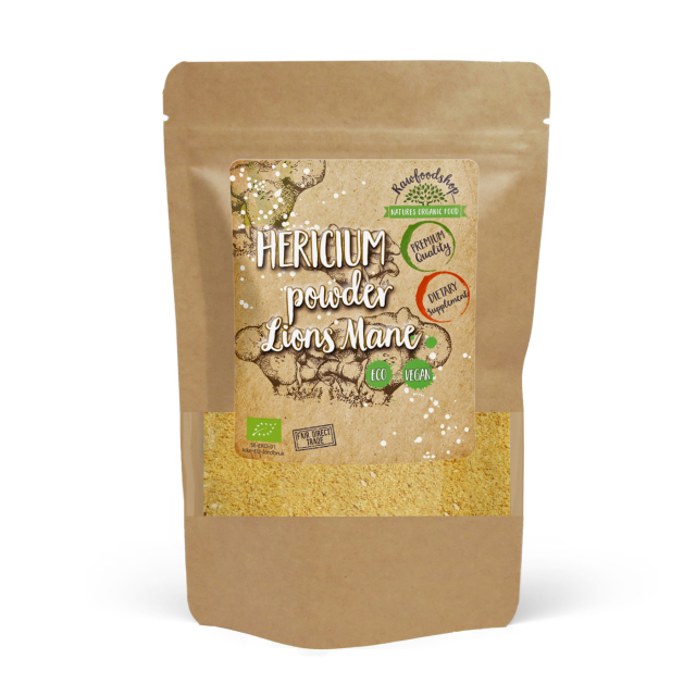 Hericium Pulver/Lion's Mane EKO 125g