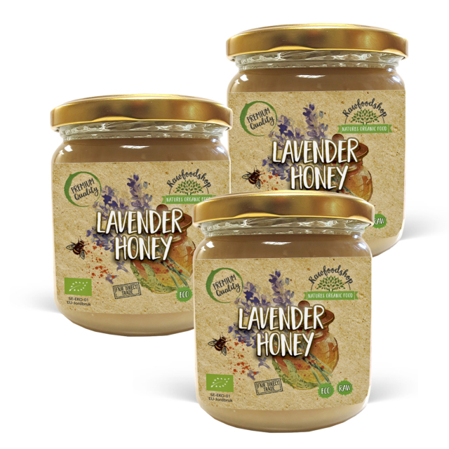 Lavendelhonung EKO 500g x 3 burkar